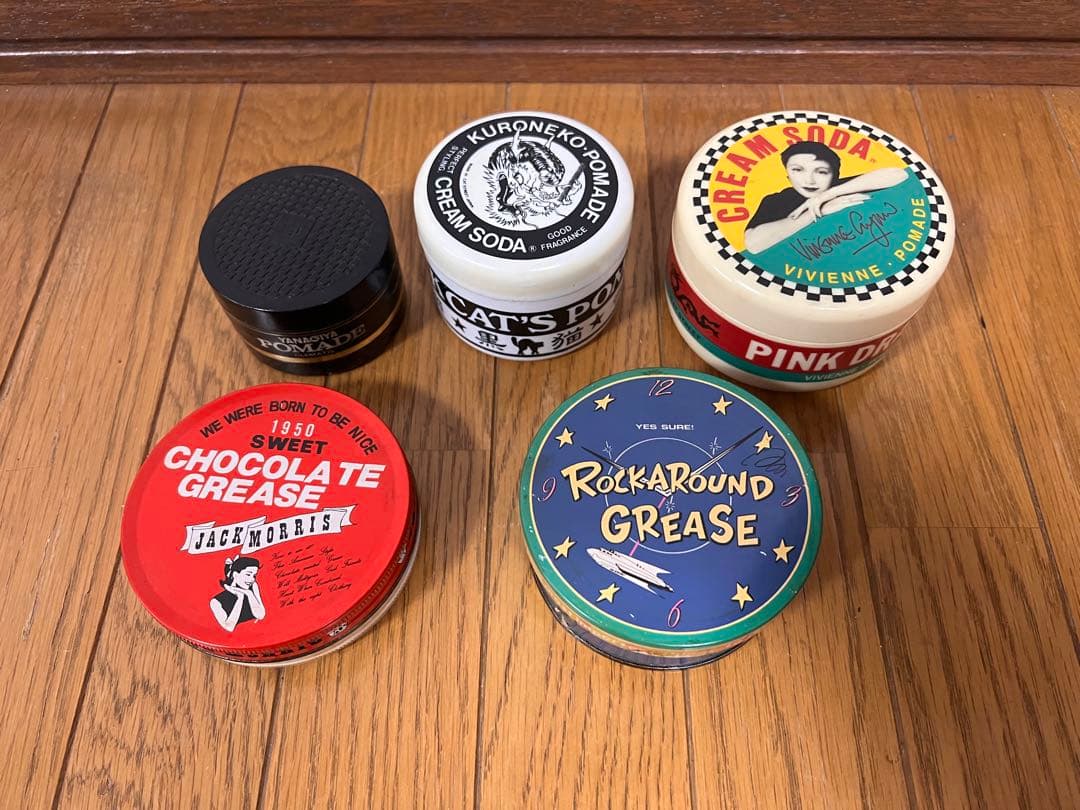 希少　レトロ　ポマード ジャックモーリス クリームソーダ　ROCKAROUND