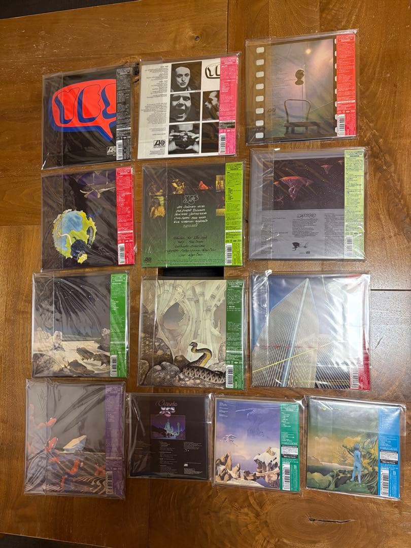 Yes（イエス）のアトランティック70周年記念紙ジャケットCDの13作品セット