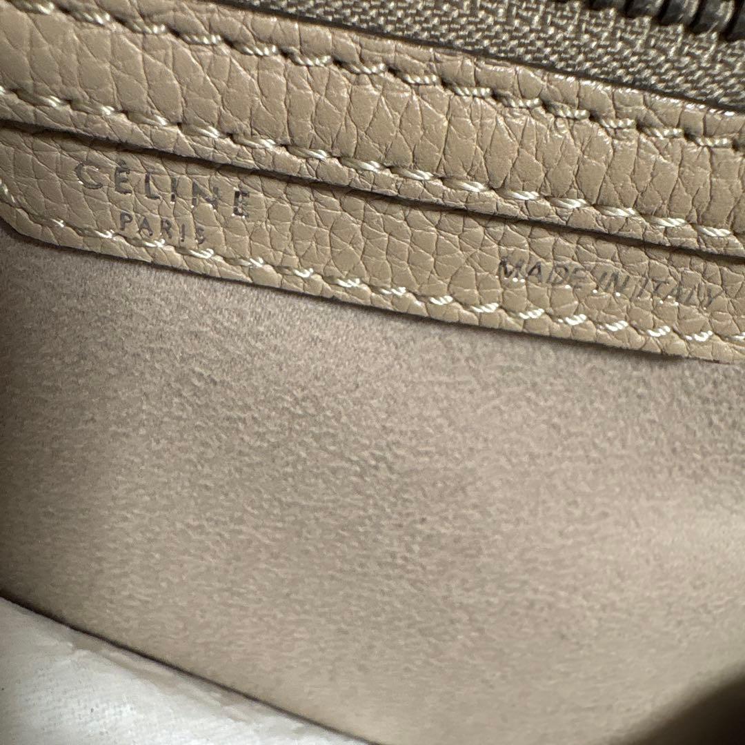 CÉLINE ラゲージマイクロショッパー　ベージュ系　【お値下げしました】
