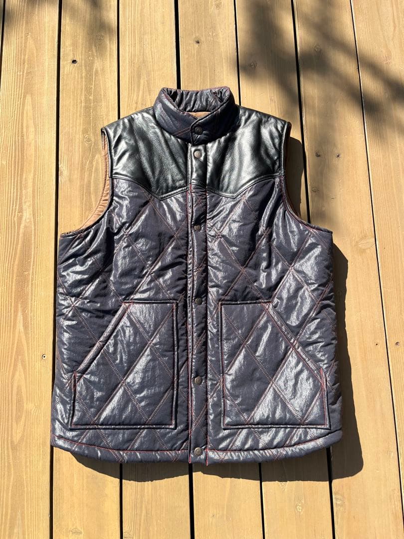 DELUXE WAREデラックスウェアD-11モーターベスト ダウンベスト XL