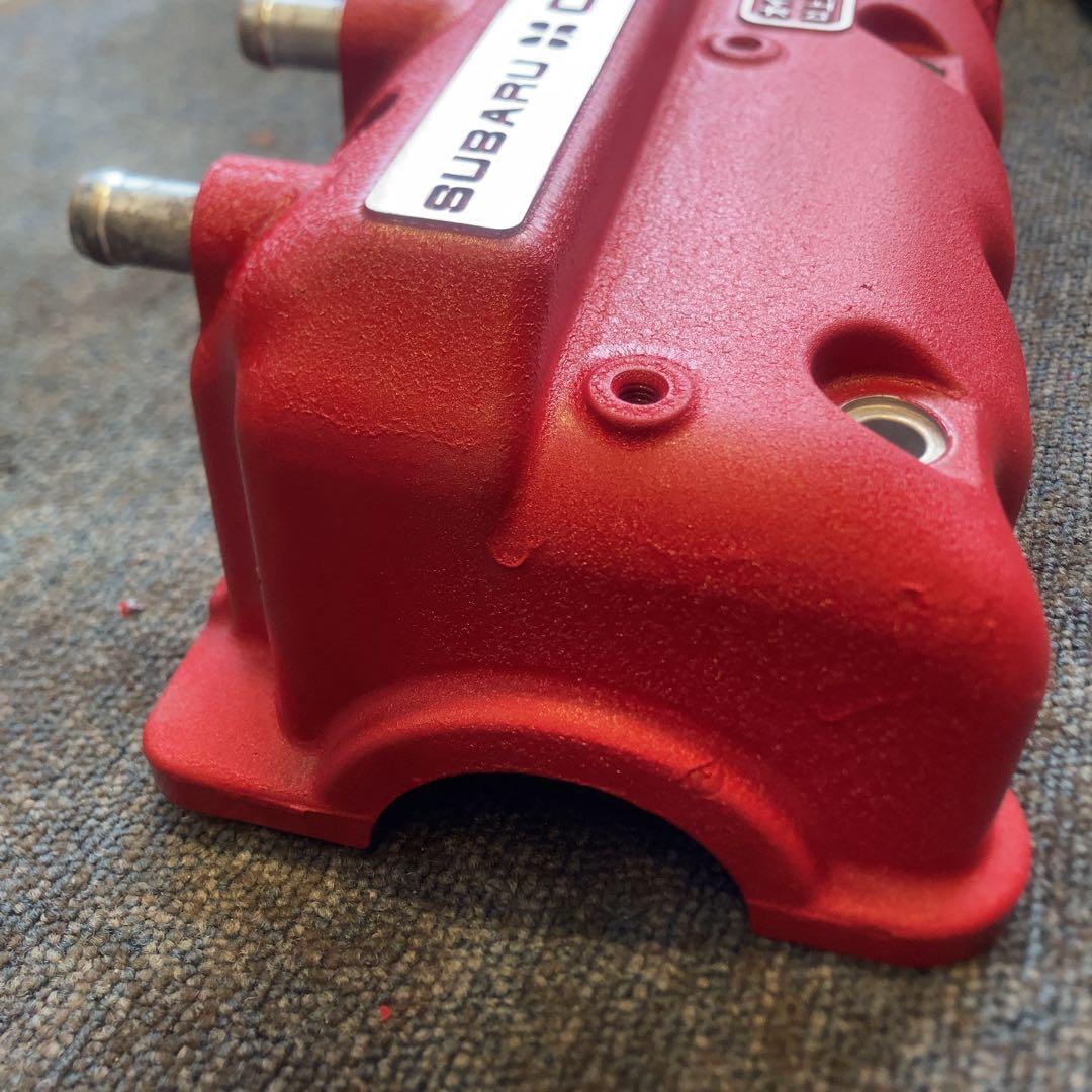 サンバー　ヘッドカバー　タペットカバー　プローバイ　2本　素人仕上げ　結晶塗装