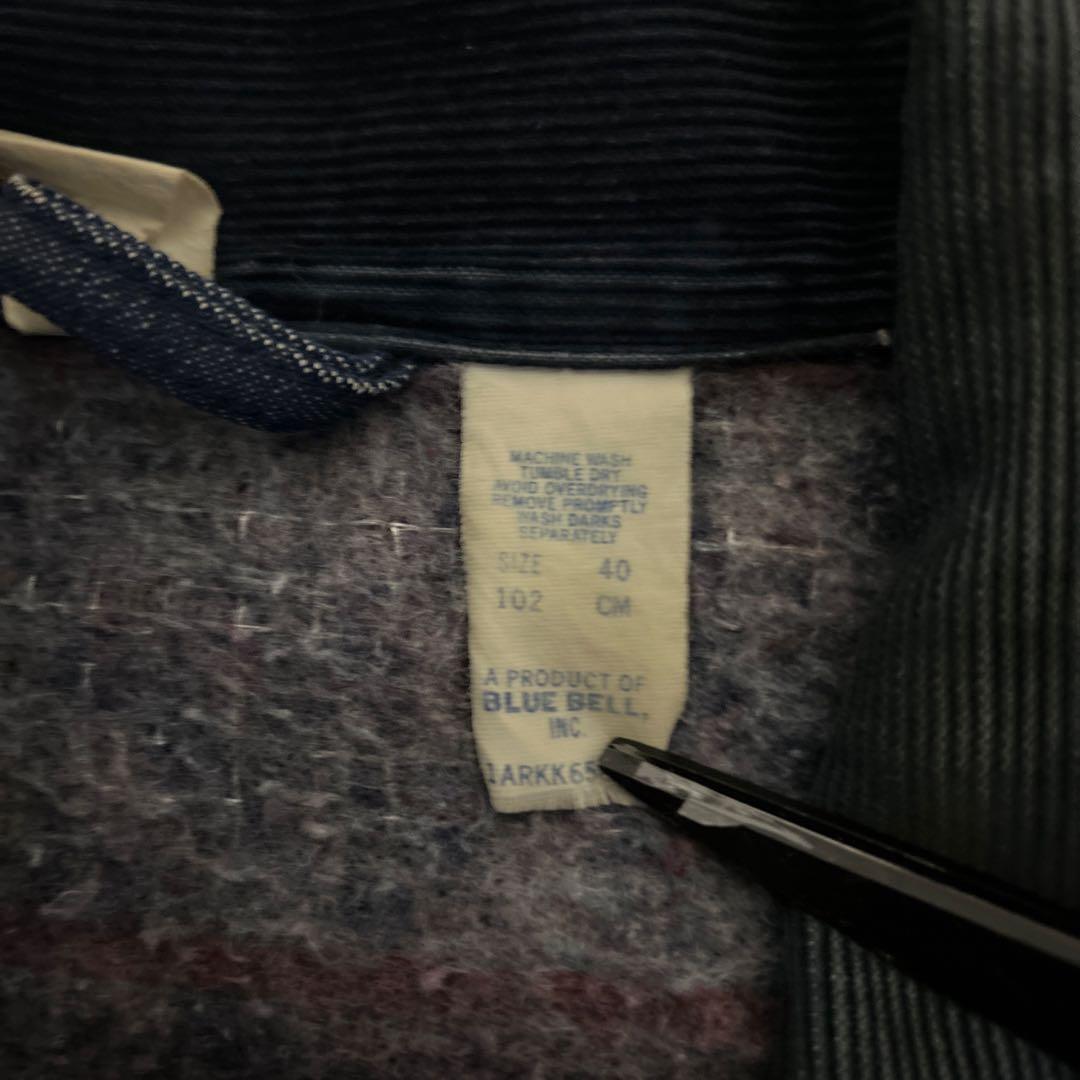 BLUE BELL 70年代 ブランケット付き デニムジャケット