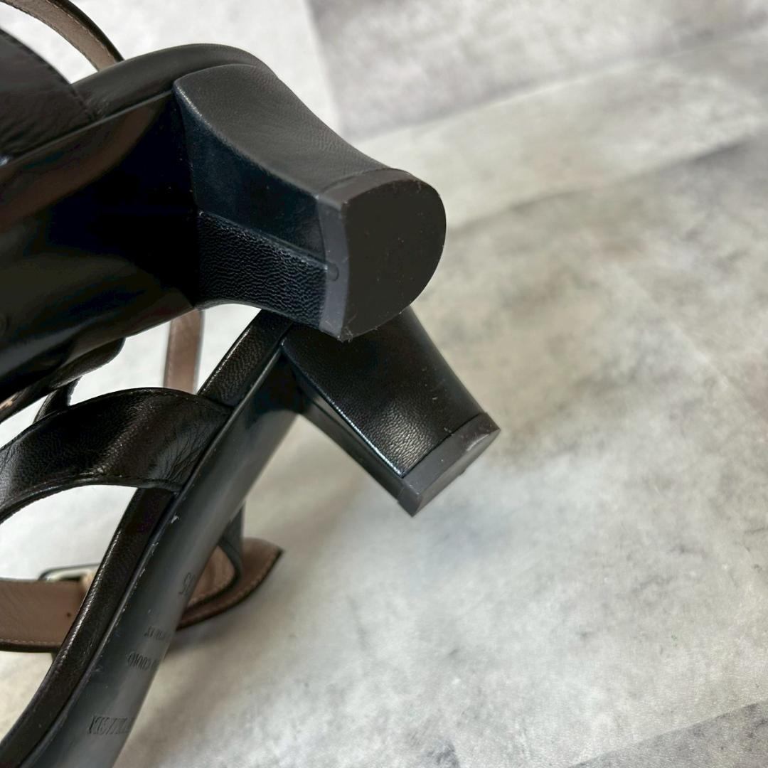 BRUNOMAGLI サンダル　イタリア製 チャンキーヒール 35 RG155