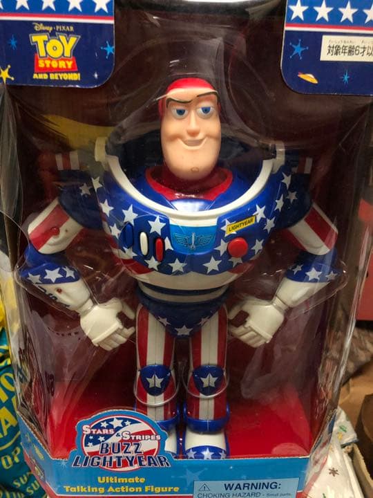 トイストーリー　バズ・ライトイヤー　星条旗