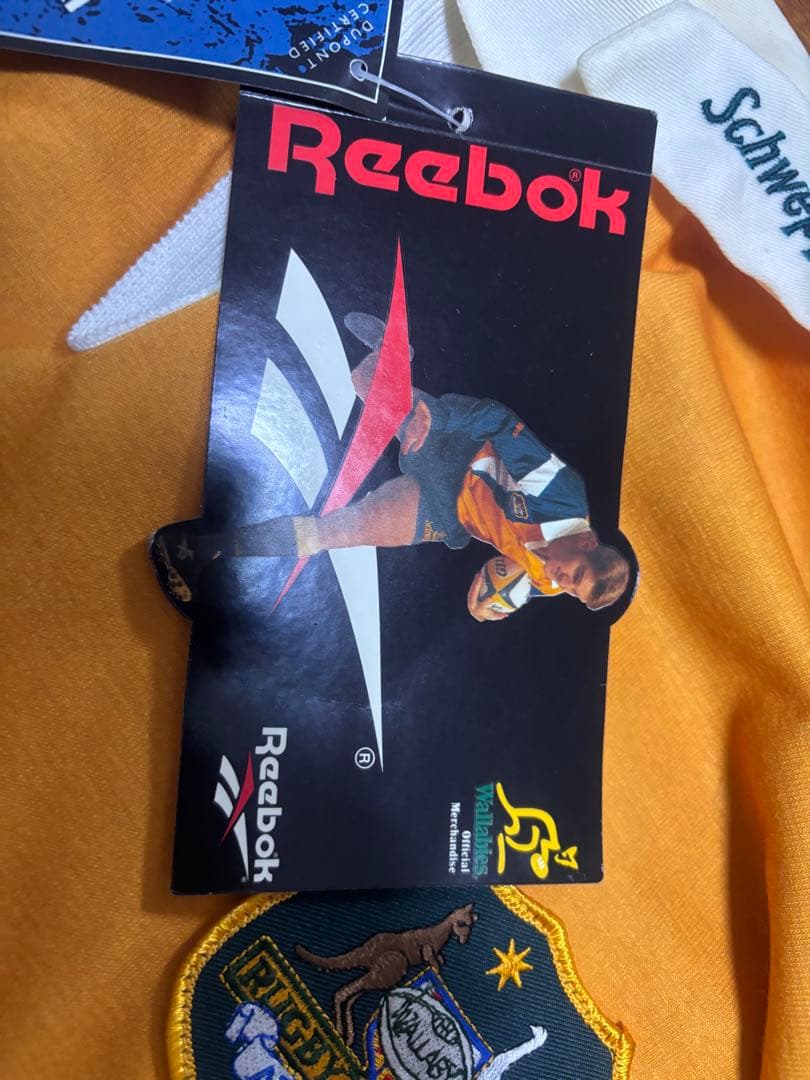 ⭐️希少/タグ付き⭐️　Reebok ラガーシャツ　オーストラリア代表　90s