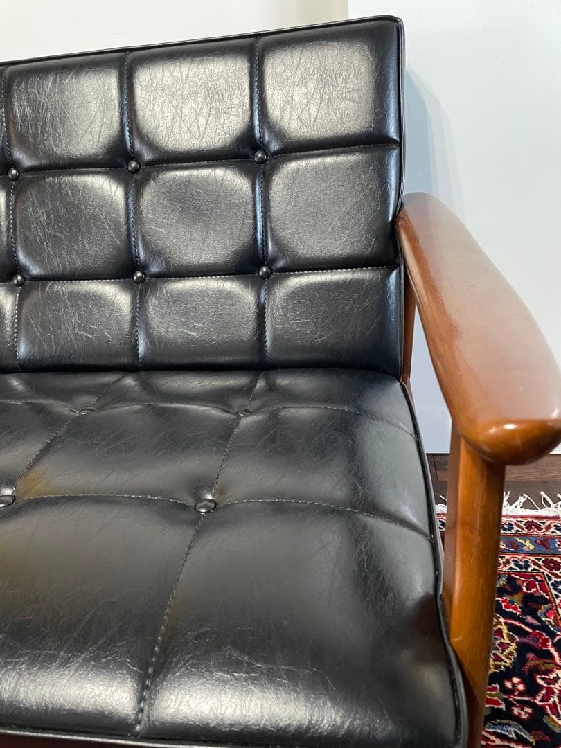 カリモク60 Kチェア2シータースタンダードブラック