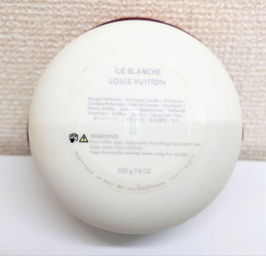 未使用　ルイヴィトン　ILE BLANCHE ミディアムキャンドル