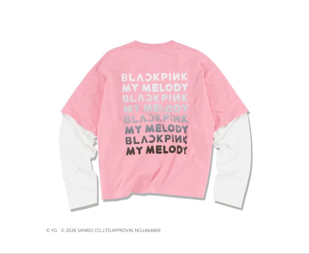 BLACKPINK マイメロディ Tシャツ