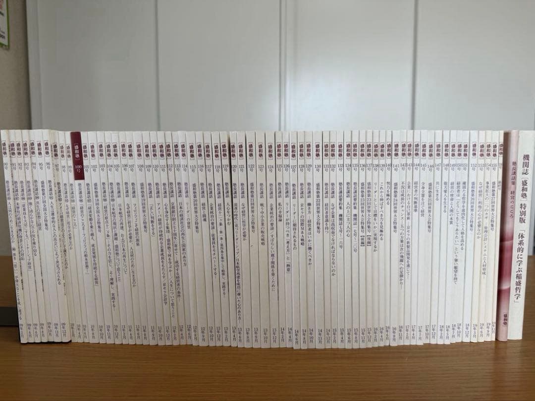 稲盛和夫氏主催　盛和塾機関誌　全158冊