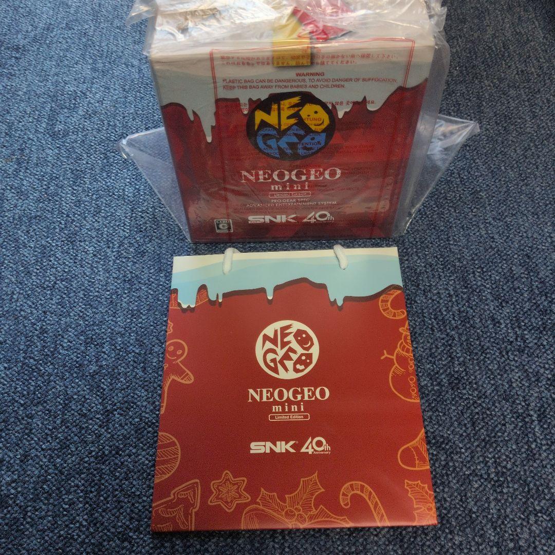 ​【未使用・限定品】ネオジオ ミニ クリスマス限定版 付属品完備 NEOGEO
