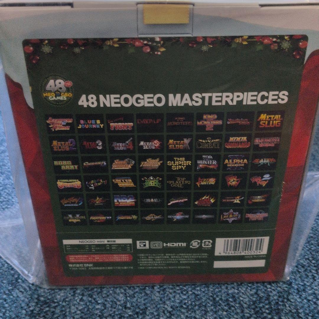 ​【未使用・限定品】ネオジオ ミニ クリスマス限定版 付属品完備 NEOGEO