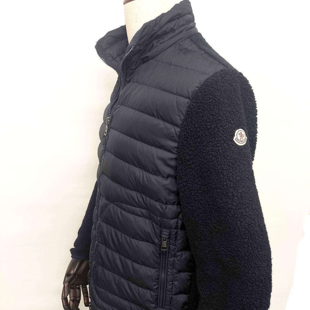 モンクレール L ダウン 切り替え ハイブリッド ジャケット カーディガン