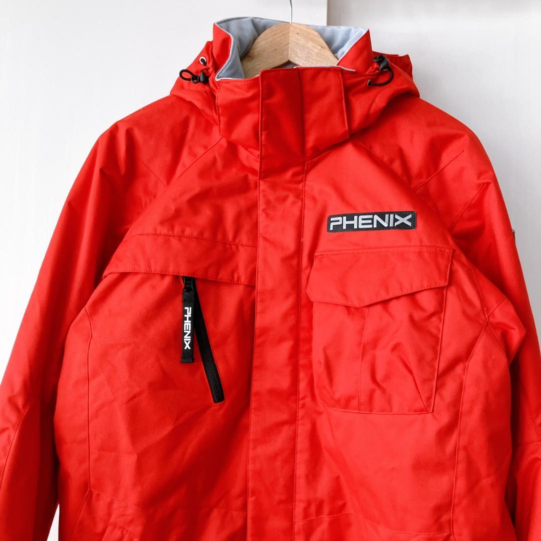【美品】　フェニックス　スキースノーボードウエア上下セットレッドグレーメンズ