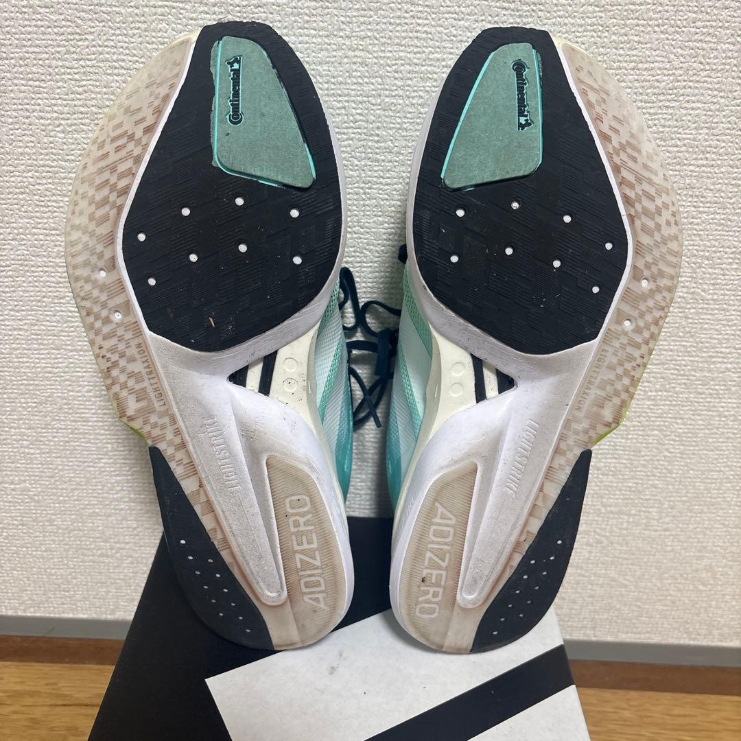 美品10キロ未満adidas アディゼロ ボストン13 25.5センチ