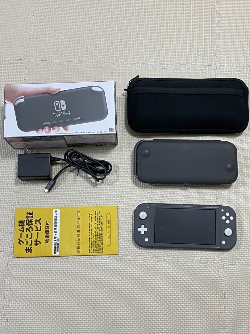 Nintendo Switch Lite グレー 本体 延長保証付
