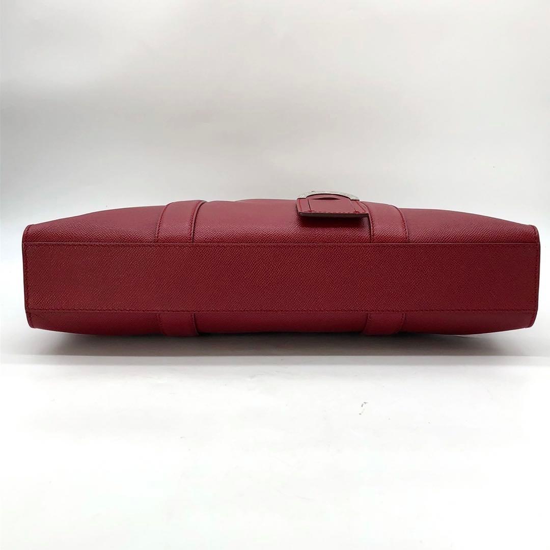 ✨極美品✨ブルガリマン ビジネスバッグ A4可能 パラジムロゴ金具 レザー