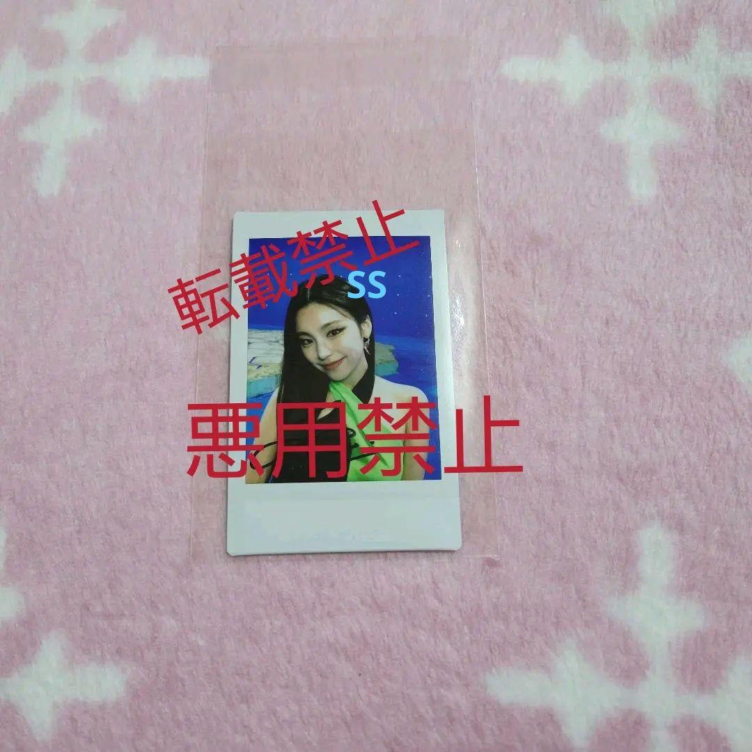 イェジ チェキ Voltage ITZY サイン ポラロイド 直筆 青