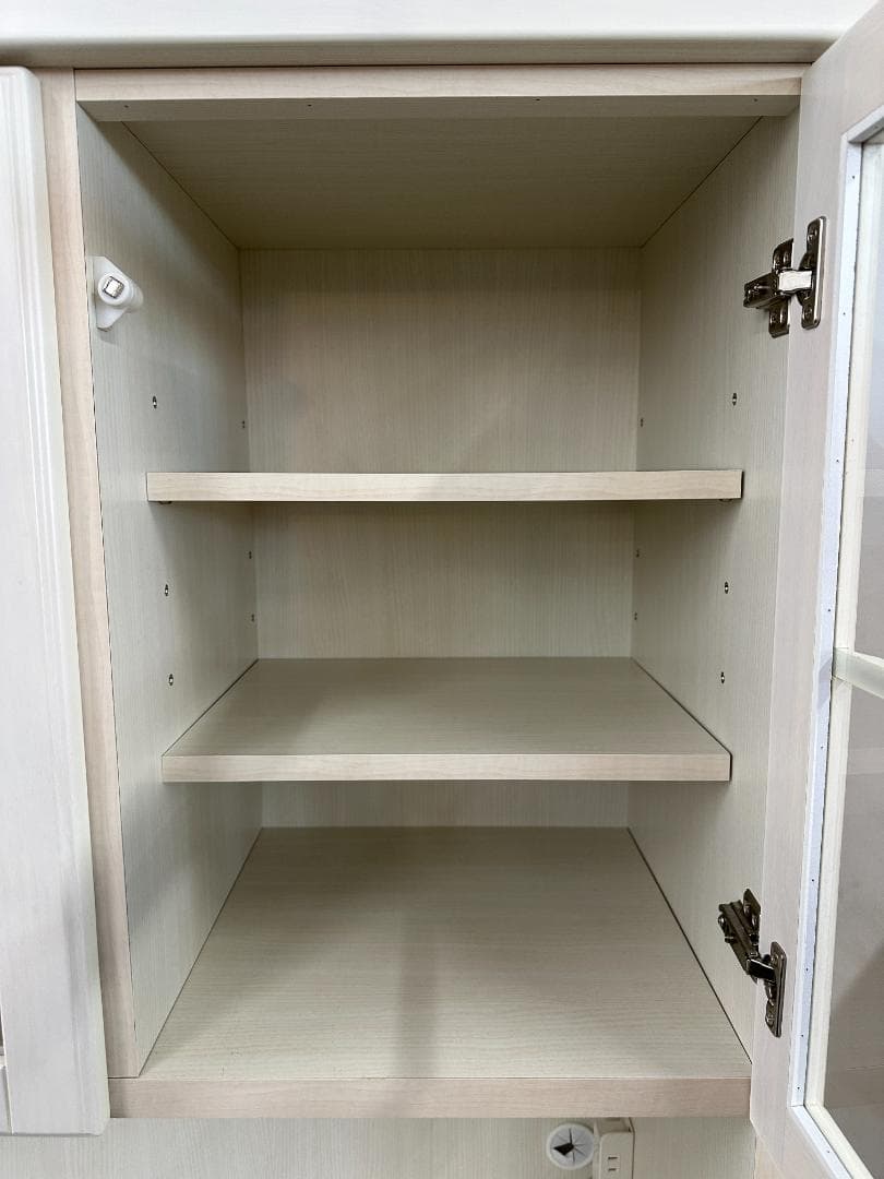 ニトリ　食器棚　キッチンボード　ミランダ2　120WH　ホワイト