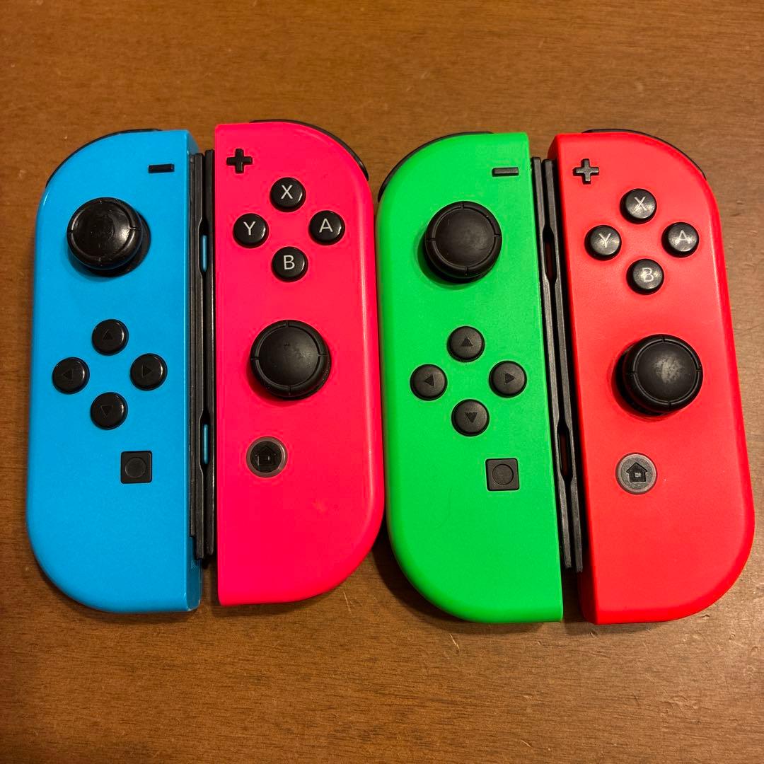 Nintendo Switch本体セットmicroSDカード　Joy-Con4個