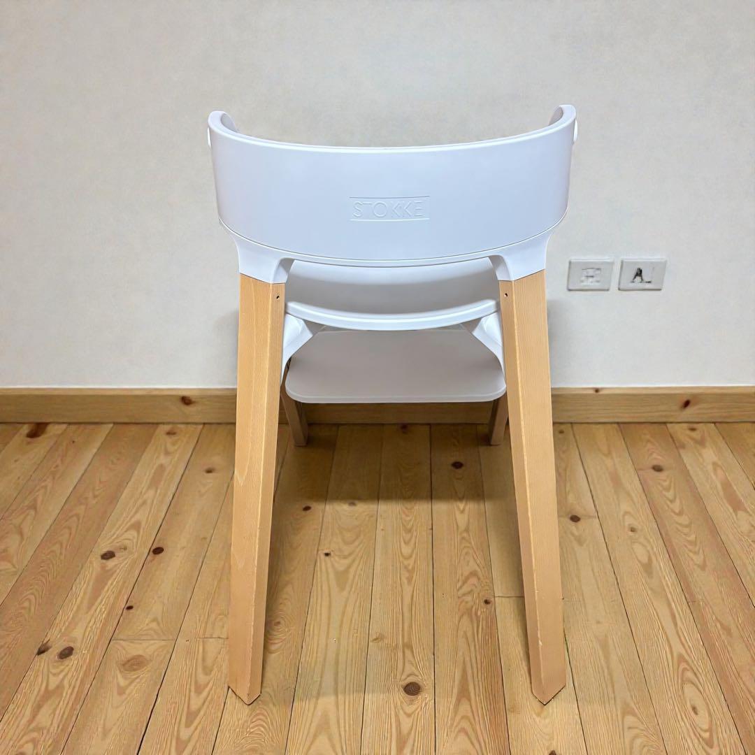 【極美品】STOKKE ステップス ベビーセット 人気 ホワイト ナチュラル