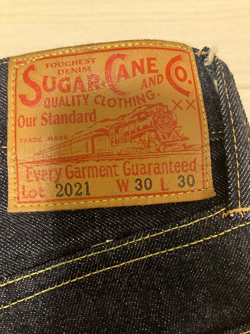 SUGAR CANE スリムテーパードジーンズ SC42021A