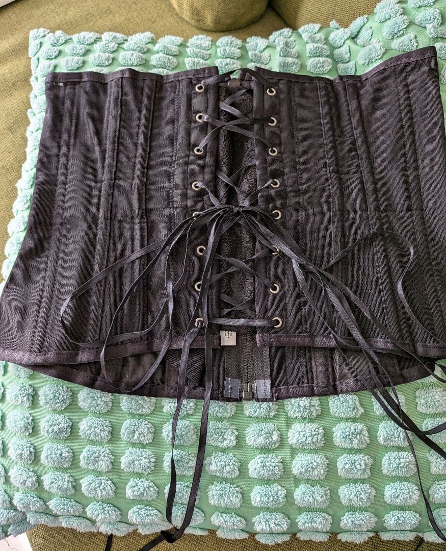 元鈴木さんコルセット シレーヌ XL 黒蝶貝