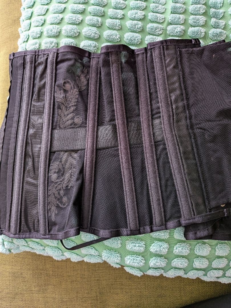 元鈴木さんコルセット シレーヌ XL 黒蝶貝