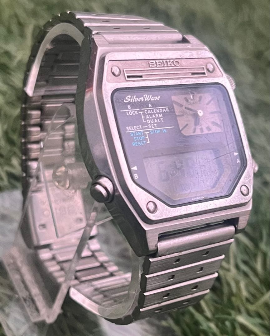 SEIKO セイコー シルバーウェーブSilver waveヴィンテージアナデジ