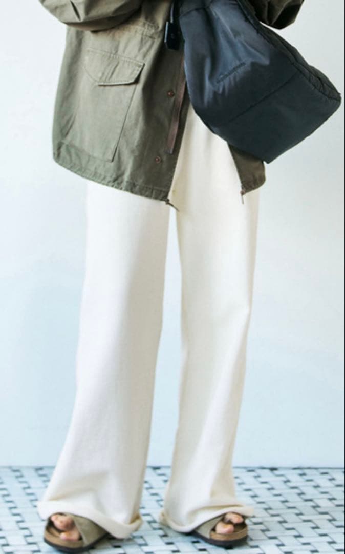 フレームワーク　新品　人気　24SS スエットパンツ　完売　定価17050円　白