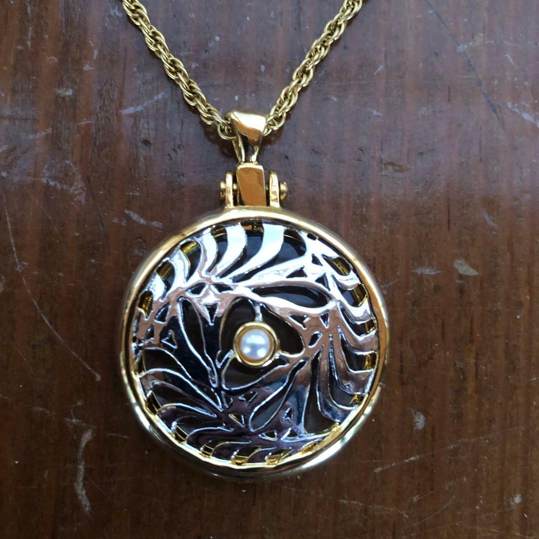 ミキモト ルーペ ネックレス 拡大鏡 真珠 パール ペンダントルーペ 虫眼鏡