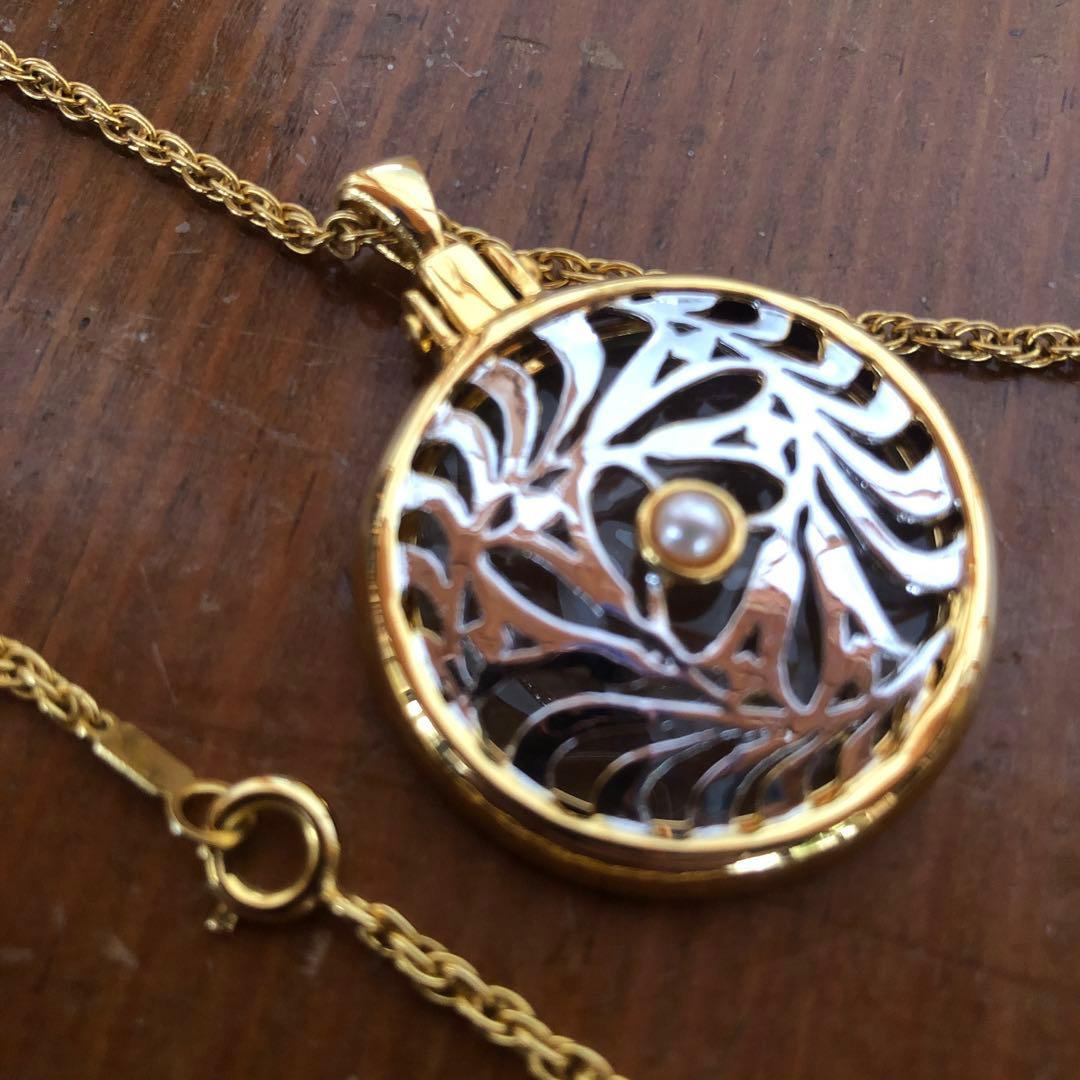 ミキモト ルーペ ネックレス 拡大鏡 真珠 パール ペンダントルーペ 虫眼鏡