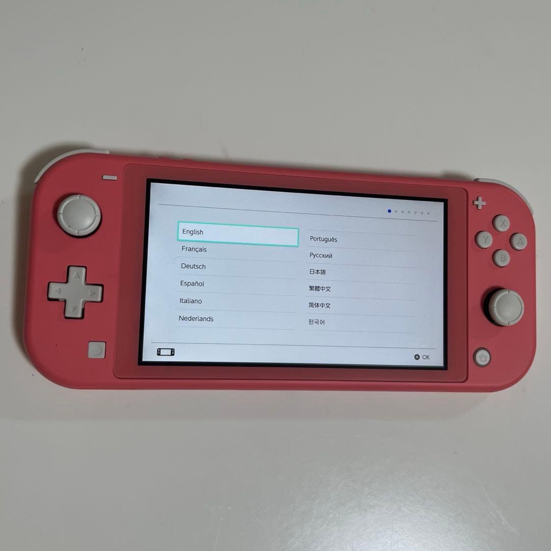Nintendo Switch Lite ピンク 本体・充電器