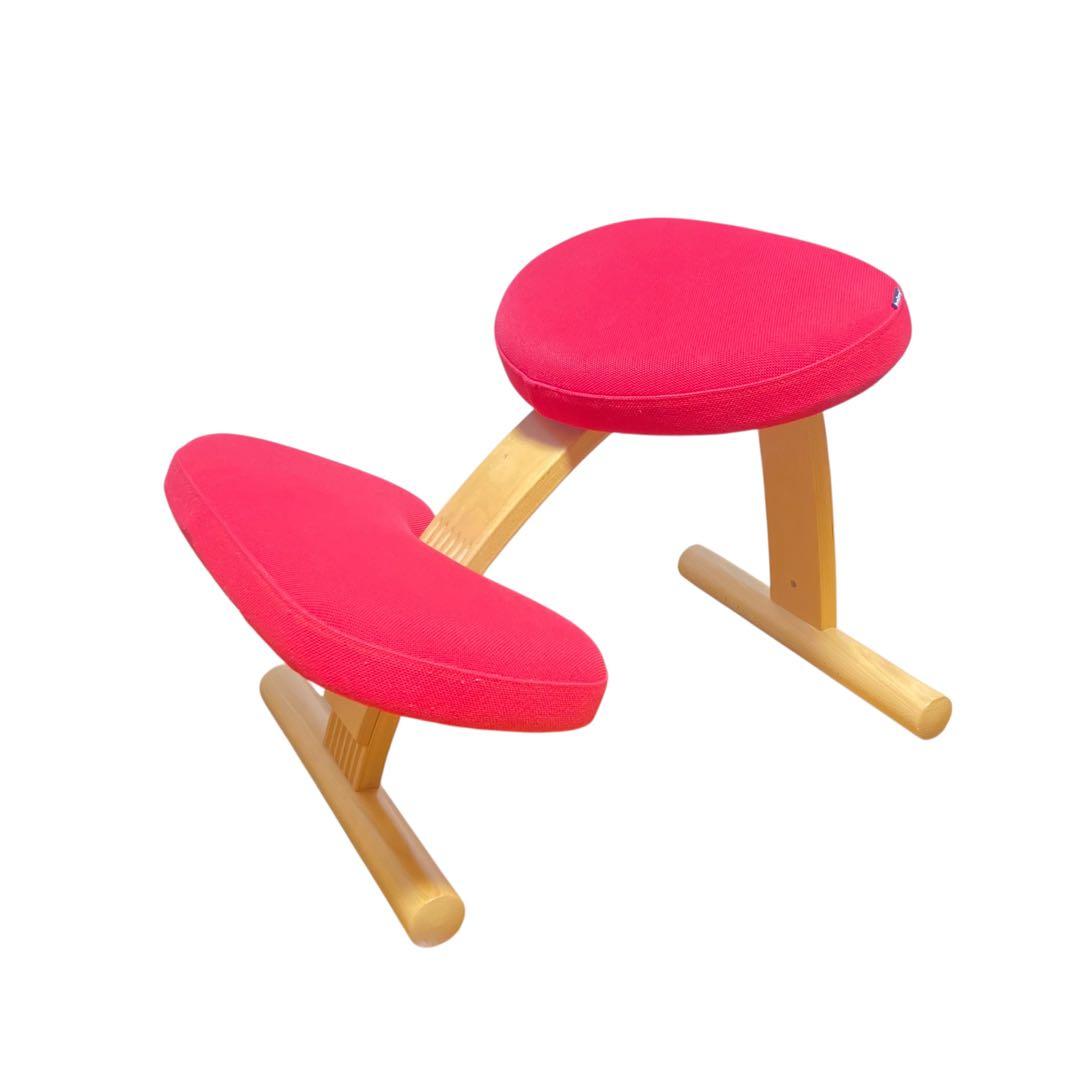 バランスチェア サカモトハウス balans Easy 赤 ショートフレーム