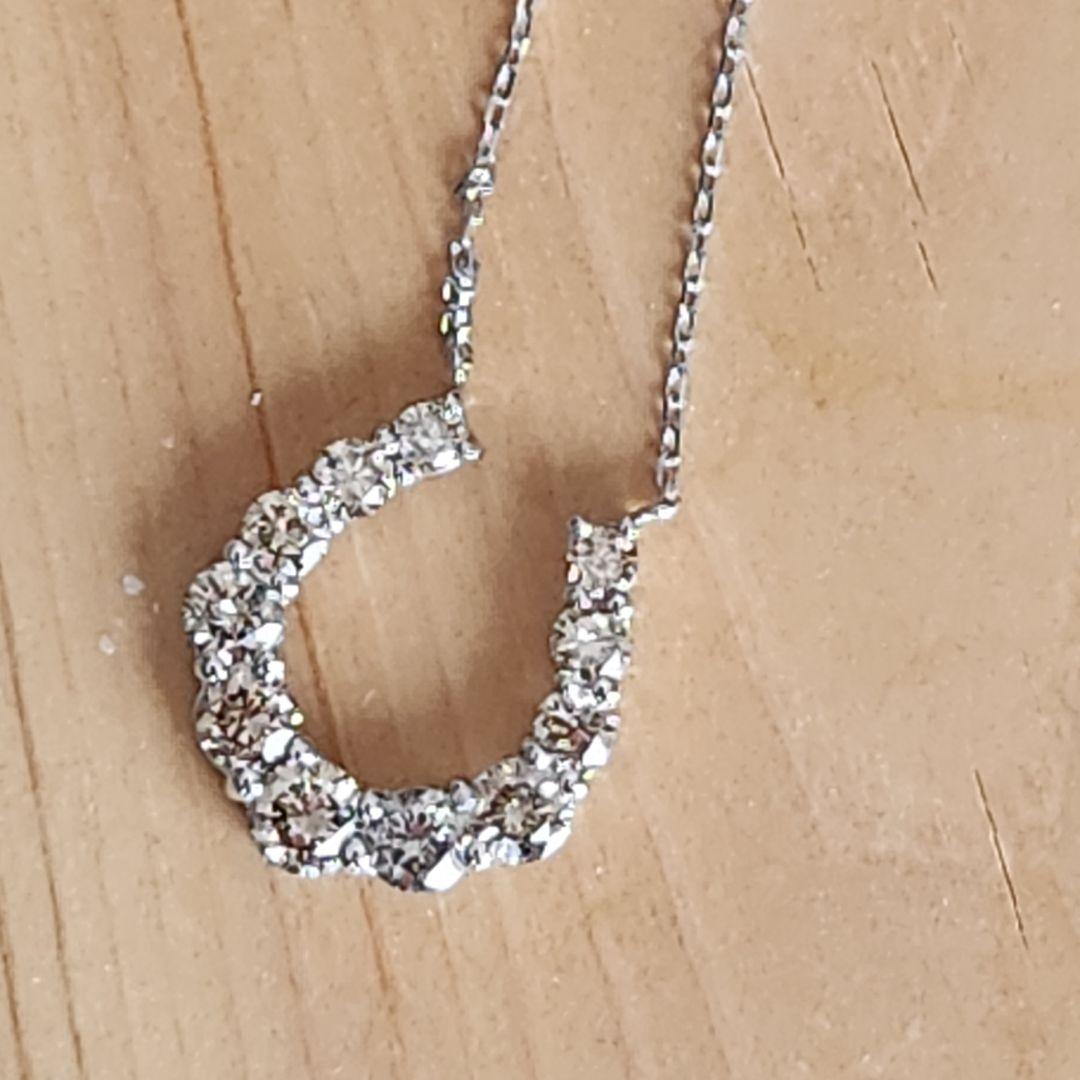 Kou 天然ダイヤモンド 1.0Ct ホースシュー Pt900 Pt850