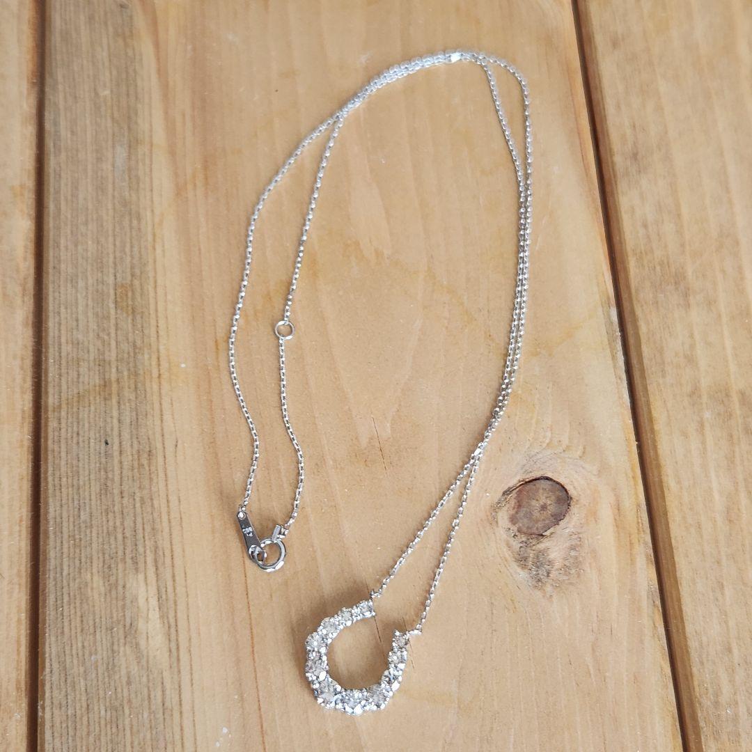 Kou 天然ダイヤモンド 1.0Ct ホースシュー Pt900 Pt850