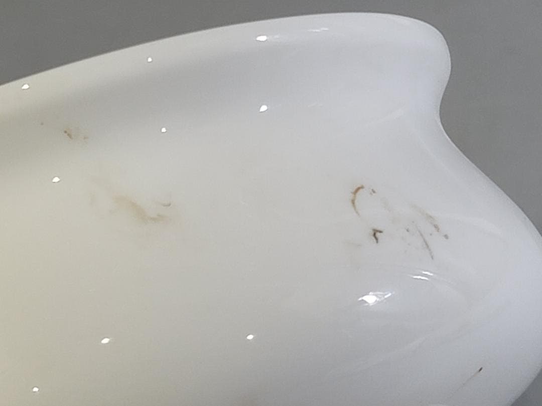 中国美術 明　徳化窯獅子耳香炉　何朝宗製銘 DT619