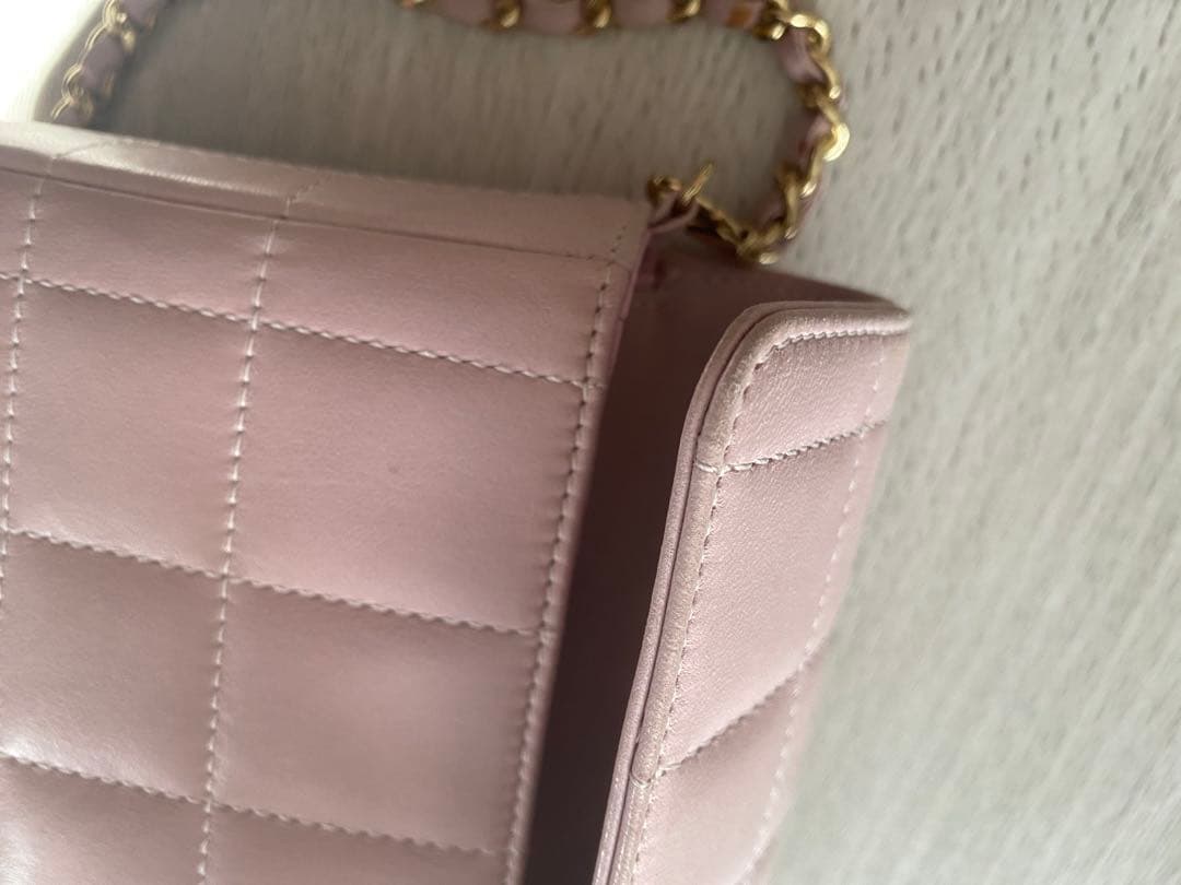 LA購入　CHANEL チョコバー　かわいいカジュアル　チェーンバッグ