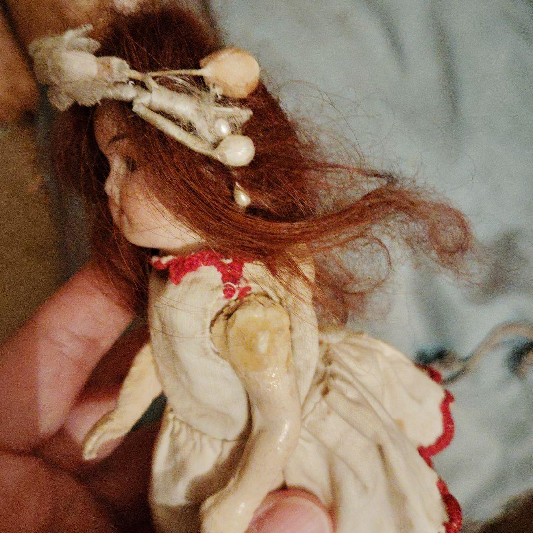 花かんむりのミニョネット♡アンティークドール