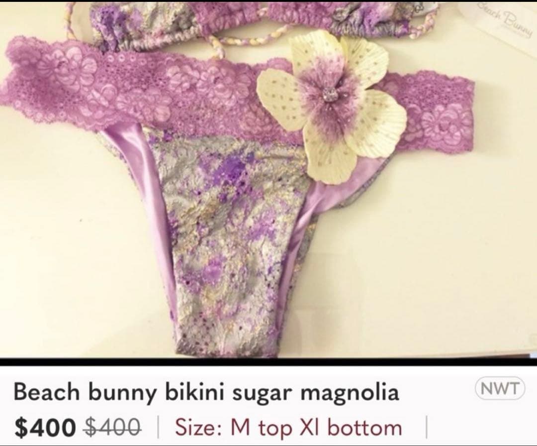 Beach Bunny sugar magnolia レースビキニ水着