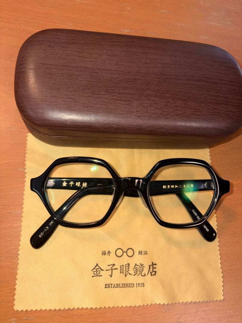 金子眼鏡 KC-63 ブラックフレーム