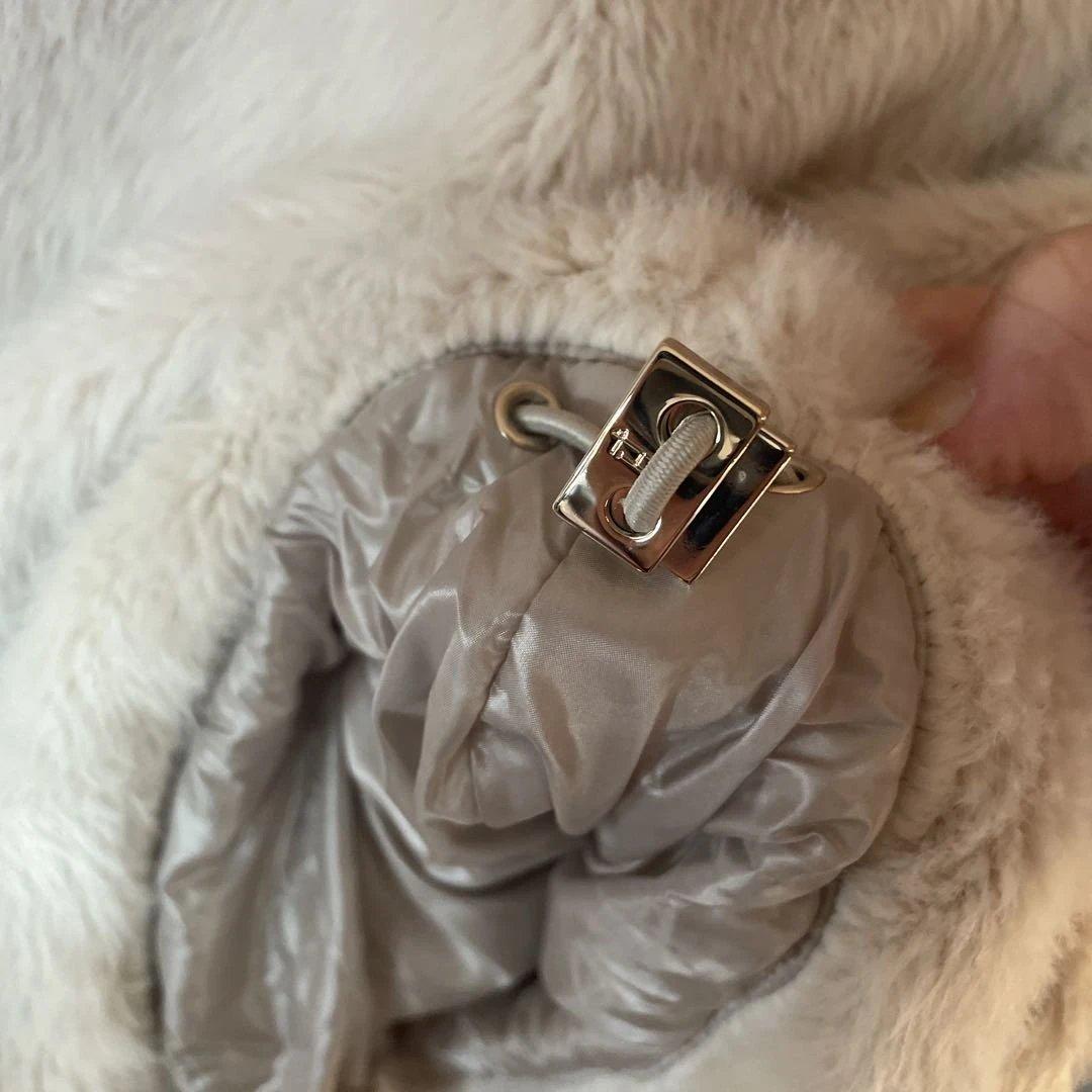 HERNO エコファー　フーデットブルゾン