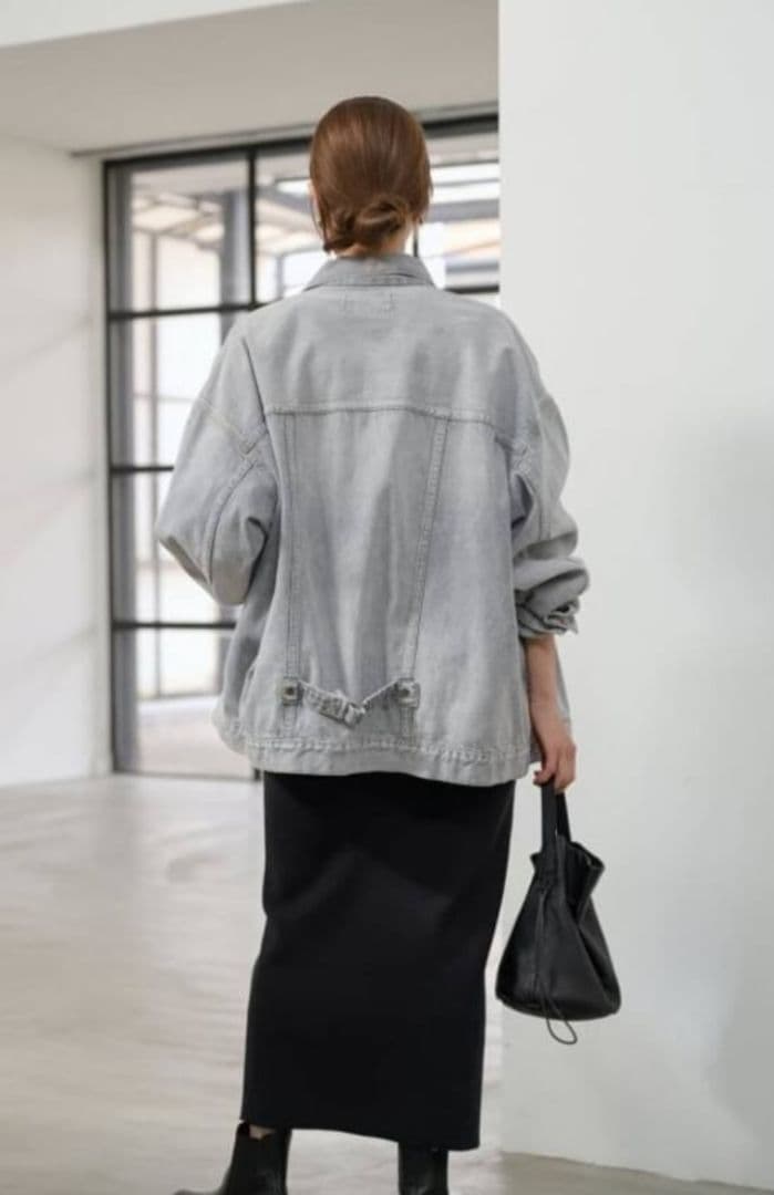 FRAMeWORK エクストララージデニムジャケット　グレーA