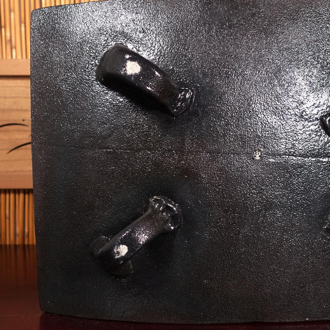 近藤豊（父:人間国宝 近藤悠三）晩年期の代名詞作 粉華俎皿 幅40cm 共箱