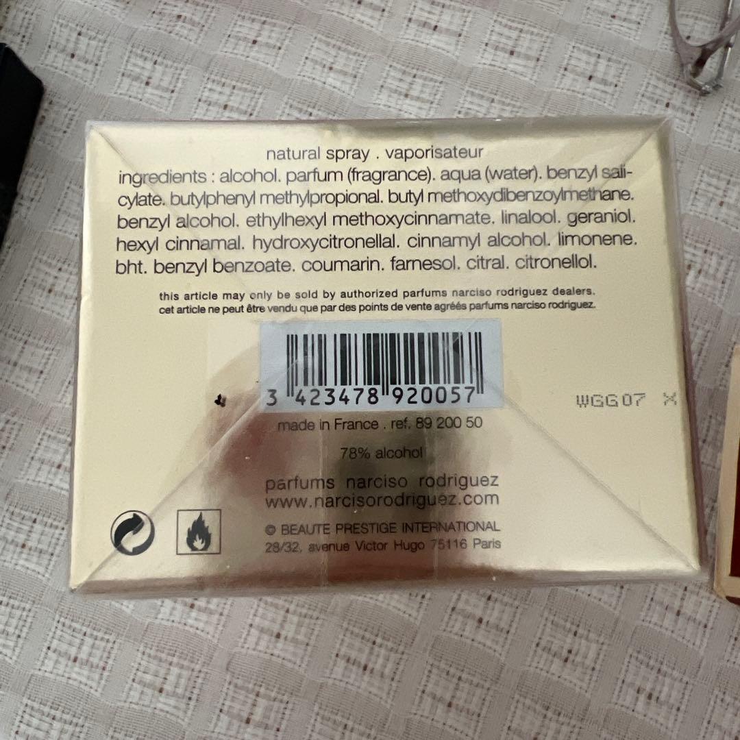 その他 amber musc narciso rodriguez for her 100