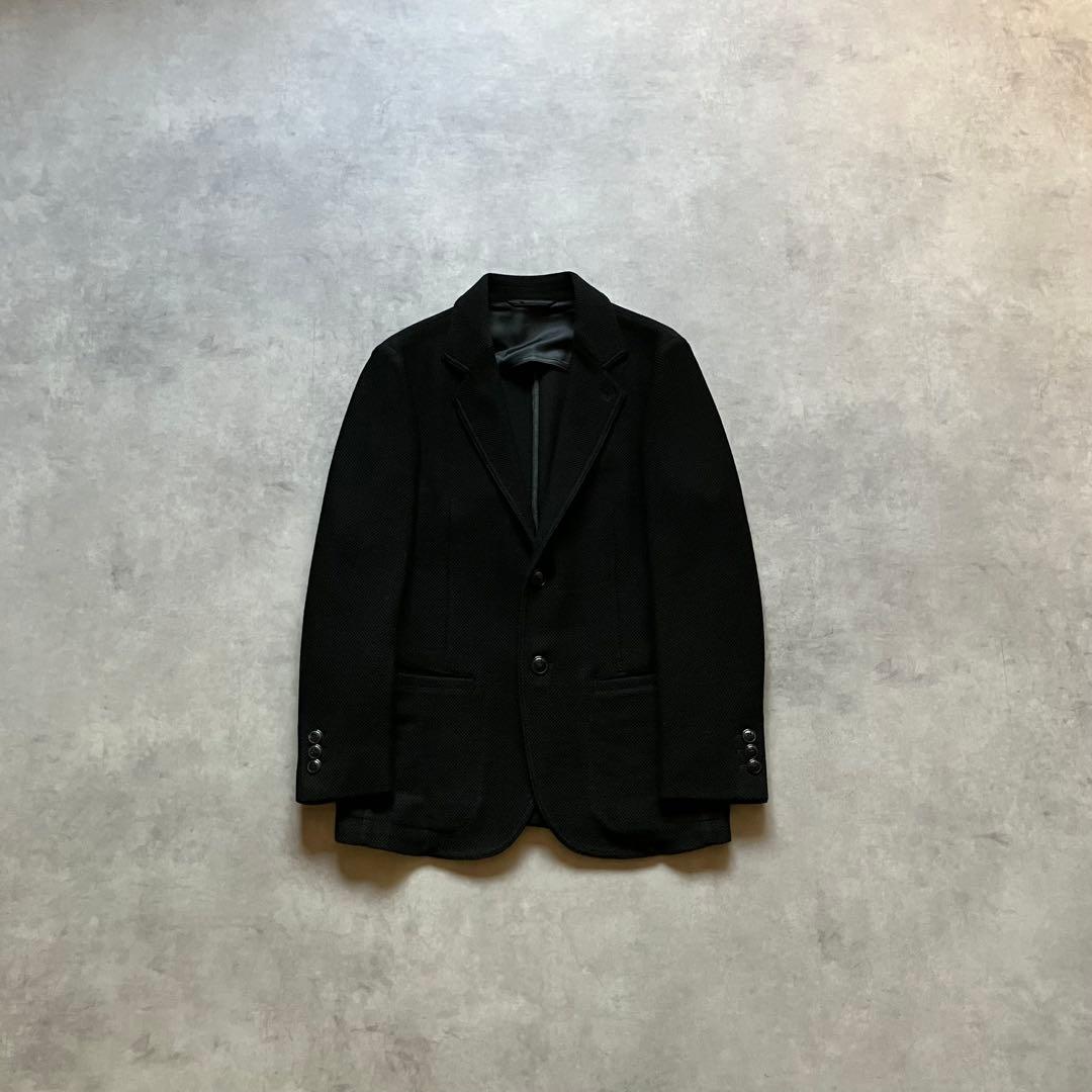 ジャケット・アウター 00s armani wool knit 2b tailored jacket