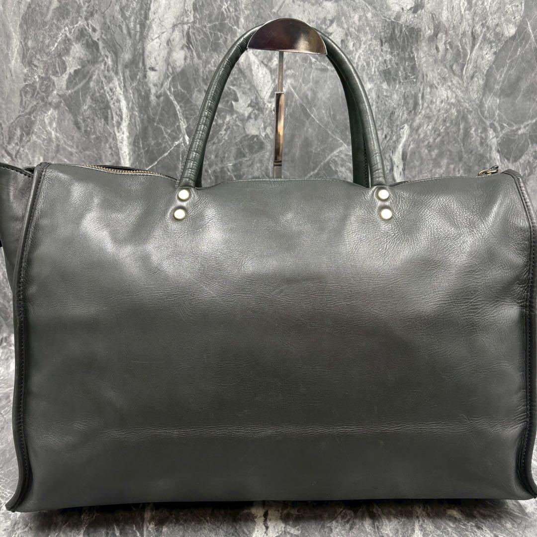美品 ソメスサドル ビジネスバッグ オールレザー 大容量 ブラック