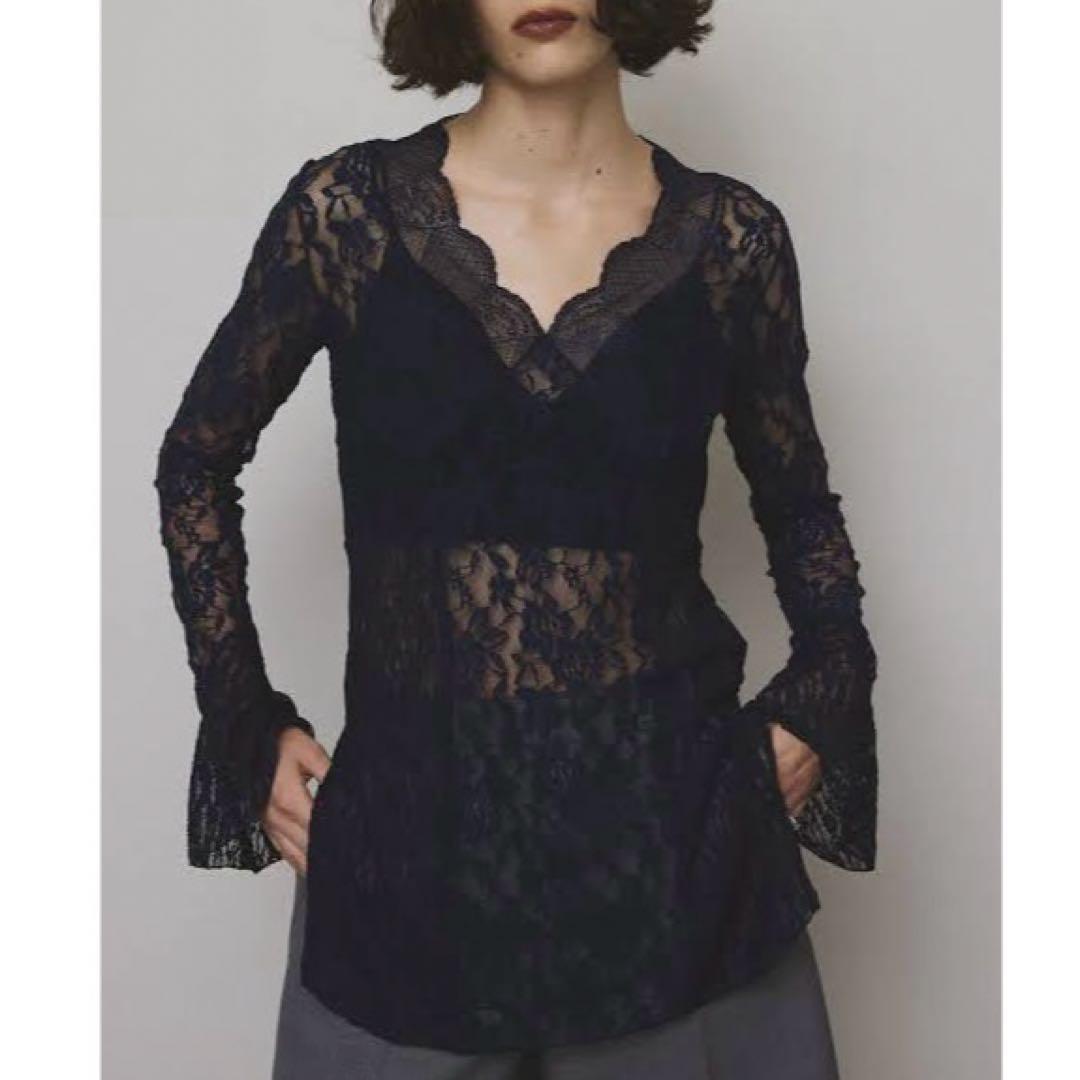 Ameri VINTAGE アメリ COMBINATION LACE TOP