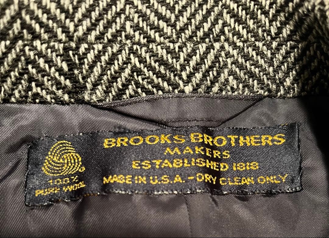 ブルックスブラザーズ ヘリンボーン柄 ジャケット　アメリカ製
