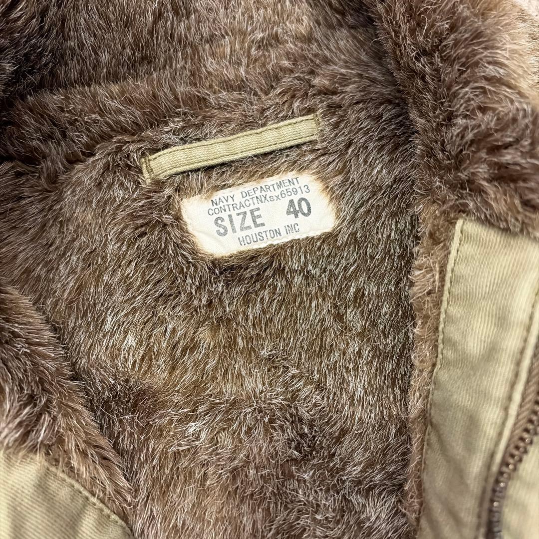 Houston N-1デッキジャケット　TAN 40 日本製