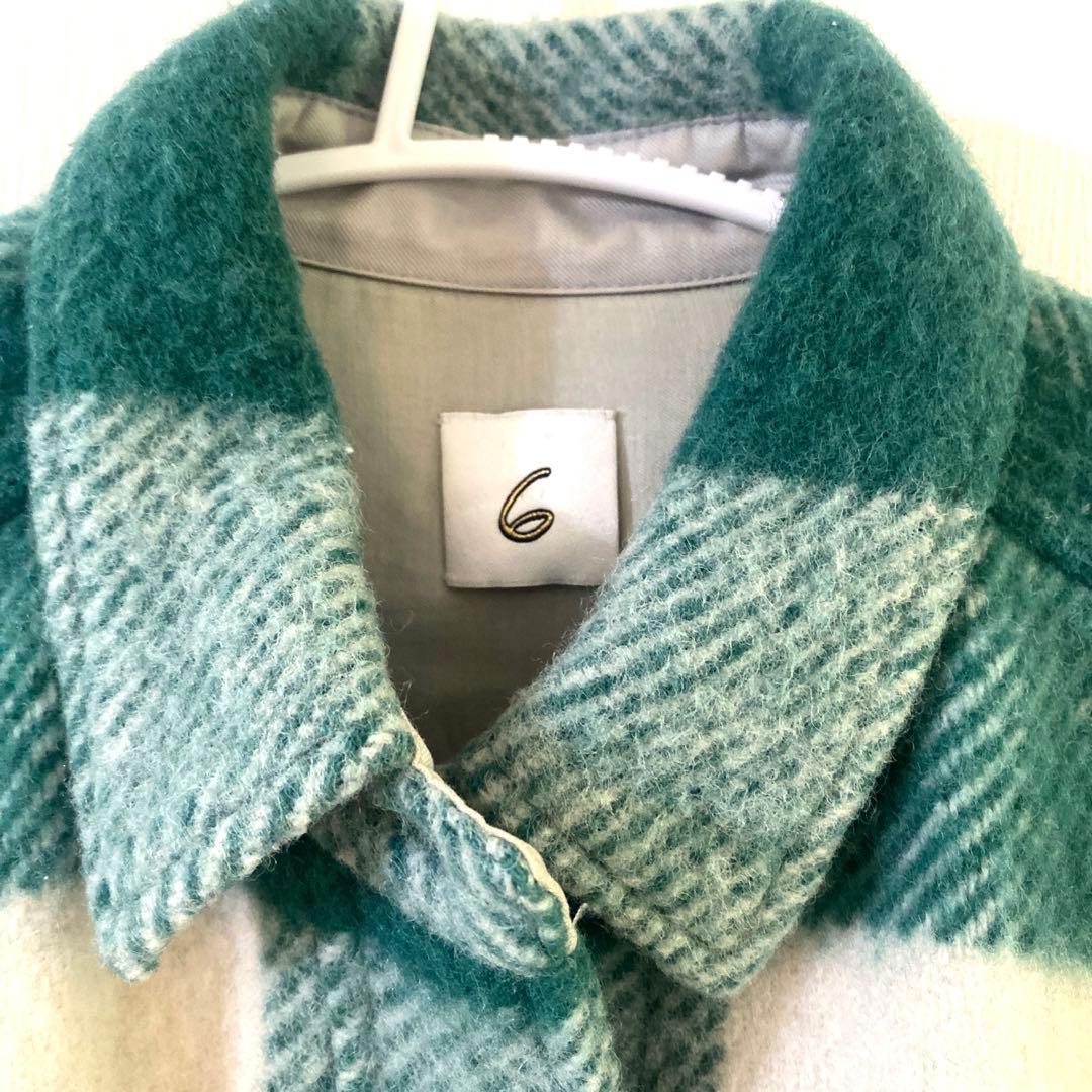 M*。様 6（ROKU） チェックCPOコート